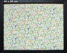 画像2: 「J即納/F在庫」はぎれ75×50：リパリ・オワゾー（白ベースグリーン・オレンジ） (2)